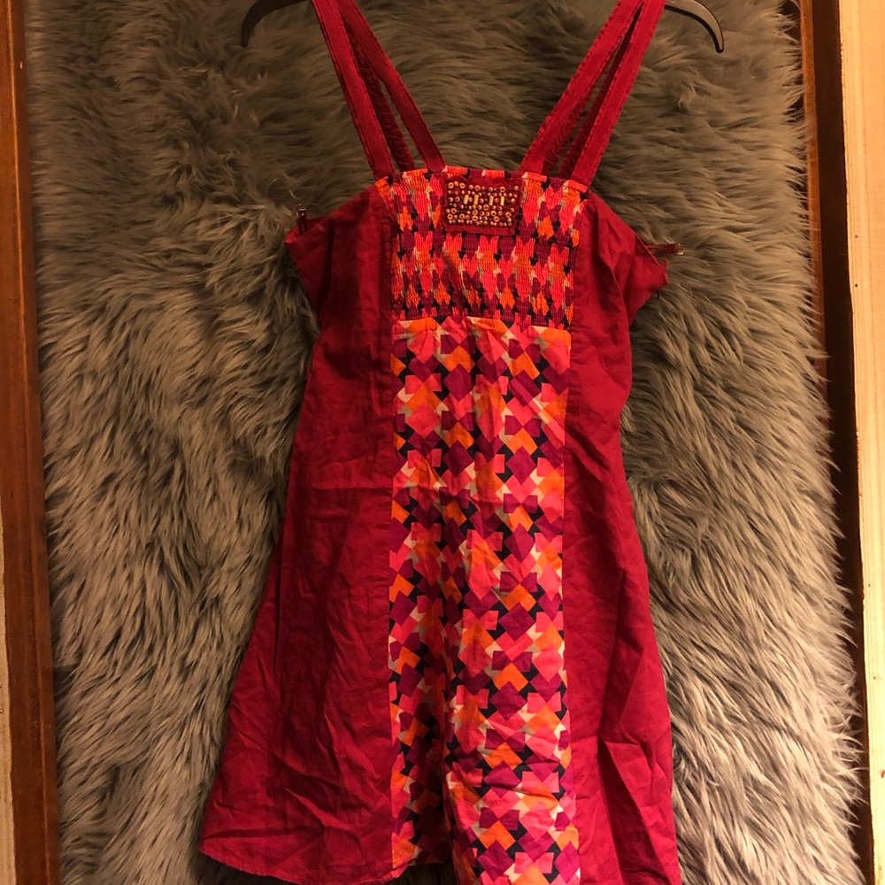 Free People Beaded Geometric Dress
